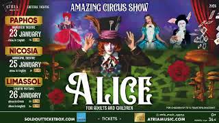 Alice in Wonderland  theatrical musical circus show for adults and children in Cyprus [upl. by Hitt131]