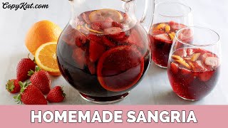 How to Make Sangria [upl. by Redienhcs]