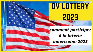 Inscription Lotterie Americaine 2023 [upl. by Belford407]