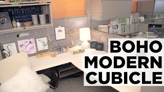 NatureInspired Cubicle Makeover  HGTV [upl. by Ealasaid97]