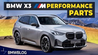 2025 BMW X3 with M Performance Parts  Walkaround [upl. by Dnomrej]