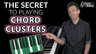 The secret to playing beautiful chord clusters 🎹 [upl. by Attirb]