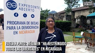 Evelyn Pinto Régimen “ha restringido todas las libertades” en Nicaragua [upl. by Ahsehat122]