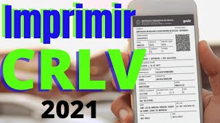 COMO IMPRIMIR O ➡ CRLV 2021 DETRAN MG  RÁPIDO [upl. by Maria]