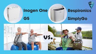 Inogen One G5 vs Philips Respironics SimplyGo Comparison [upl. by Oswald]