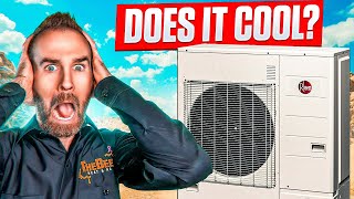 Rheem Cold Climate Heat Pump can HEAT at 22F 🔥  Rheem RD16AZ Reviews [upl. by Sebastien498]