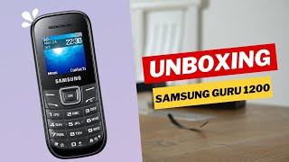 Samsung Guru 1200  Unboxing [upl. by Arba]