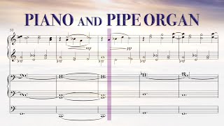 Piano and Pipe Organ Duet  Interludium for Piano and Organ sheet music [upl. by Aitselec51]