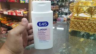 E45 moisturizing body lotion FOR very dry and sensitive skin body lotion review [upl. by Witte]