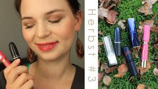 Meine 5 liebsten Herbst Lippenstifte [upl. by Adaran891]