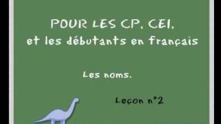 Le nom commun  le nom propre  Leçon de CP CE1 learn French [upl. by Frannie]