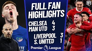 BOTTLE JOBS Chelsea 43 Manchester United Highlights BACK ON TOP Liverpool 31 Sheffield United [upl. by Lily127]