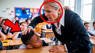 Racist Teacher SLAMS Black Boys Face into Desk Only to BE TAKEN DOWN When His FBI Mom Shows Up [upl. by Auehsoj]