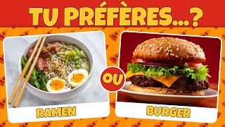 Tu préfères  Spécial Nourriture 🍔🍣  Les Choix Gourmands 🍕🍦 [upl. by Ricky464]