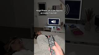 Klopf Prank an meine Freundin😳 comedy couple shorts [upl. by Ebneter220]