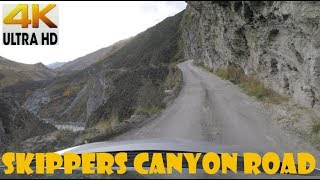 4K Skippers Canyon extremely dangerous road Real time [upl. by Chemash]