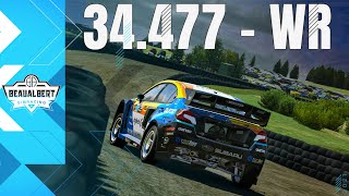 Knockhill Rallycross Review amp Hotlap  iRacing [upl. by Kauslick988]