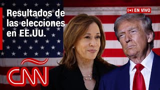 Resultados de las elecciones en EEUU 2024 entre Kamala Harris y Donald Trump [upl. by Tav]