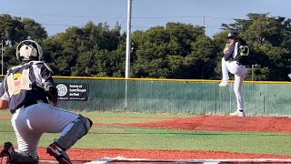 Greg Salazar RHP Monterey Amberjacks  Pecos League [upl. by Bernardi]