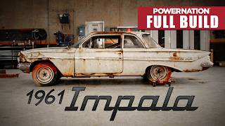 Full Build From Rusted Out 1961 Chevy Impala to Revved Up Red Sled [upl. by Tiemroth278]