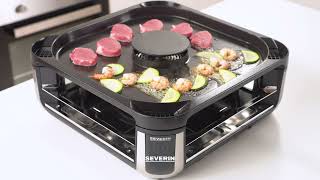 SEVERIN Smokeless Raclette SEVENTO RG 2379 [upl. by Enahpets]