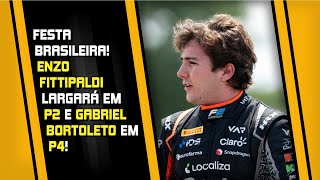 O PRESENTE É NOSSO ENZO FITTIPALDI É P2 E GABRIEL BORTOLETO É P4 NO QUALY DA HUNGRIA DA FÓRMULA 2 [upl. by Ynnus]