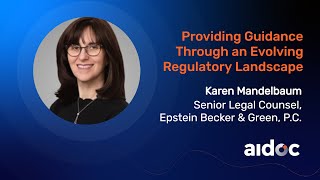 Providing Guidance Through an Evolving Regulatory Landscape [upl. by Drolet]