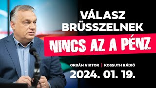 Orbán Viktor a Kossuth Rádióban 2024 január 19 [upl. by Aihsotal]