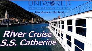 River cruise in France with Uniworld An exciting week on the S S Catherine  Cool shots by drone [upl. by Flavius]