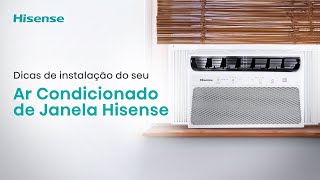 Hisense  Dicas Instalação de Ar Condicionado de janela [upl. by Drofla]