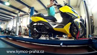 Kymco Xciting 400i ABS TurboKit H2  instalation [upl. by Joerg]