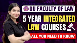 5 YEAR Integrated law course in Delhi University  Faculty of Law DU BALLB BBALLB  DU LLB [upl. by Zonda]