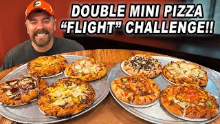 The Most Pizzas Ive Ever Eaten  QCs Double Mini Pizza Flight Challenge [upl. by Thgirw654]