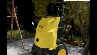 Karcher HDS 1712 Commercial Heated Upright Pressure Washer Dan Swede 8006661992 [upl. by Aelram]