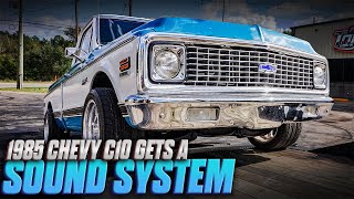 FREDDYLSX Installs Sound System On His 1972 Chevy C10 🥶 [upl. by Patin]