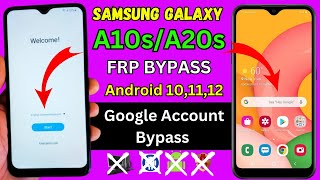 Samsung A20sA10s  android 101112  FRP Bypass 2024  Package disabler Error not working [upl. by Adieren]