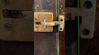 Simple idea with gate latch lock  mechanism lock  DIY  Craft design [upl. by Aggy]