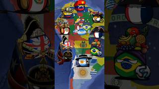 SUDAMERICA Y SUS PAÍSES countryballs paises historia datoscuriosos mapa [upl. by Yeltsew28]