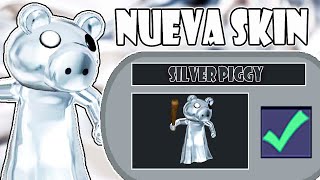 NUEVA SKIN DE PIGGY PLATA GRATIS EN PIGGY ROBLOX [upl. by Belcher957]