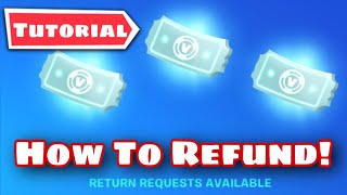 Fortnite  Tutorial How To Refund Your Items ✅2024 [upl. by Erund]