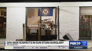 Thieves crash vehicle into Greenwood gun store during burglary [upl. by Nerdna]