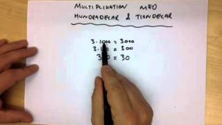 11 Positiva tal  Multiplikation med Tiondelar amp Hundradelar [upl. by Lurline]