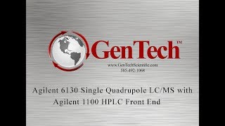 Agilent 6130 Single Quadrupole LCMS with Agilent 1100 HPLC Front End [upl. by Alleyne260]