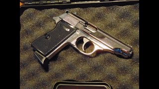 Walther PP 9mm PAK polished chrome  schönste Schreckschusspistole [upl. by Taddeusz]