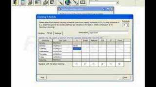 TCMS V2114Setting of Clocking Schedule Two [upl. by Patricia426]