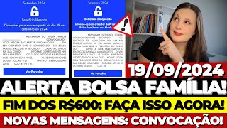 BOLSA FAMÍLIA FIM DOS R600 NOVA CONVOCAÇÃO SERÁ PARA TODOS FAÇA ISSO para CONTINUAR RECEBENDO [upl. by Hecker]