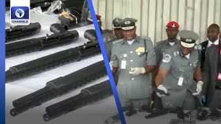 Customs Seizes Another Consignment Of Arms Military Accoutrement [upl. by Einned513]