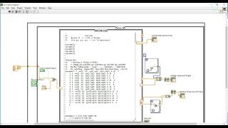 Manual Load flow in Labview amp MATLAB  Mathscript node in labview [upl. by Prager]