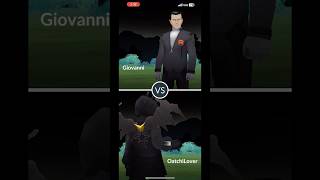 Beating Giovanni with low cp Pokemons trending pogoshout pokemon pogo [upl. by Downes892]