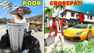 GTA 5  How Franklin Become A CROREPATI in GTA 5  GTA 5 mods [upl. by Enomys895]